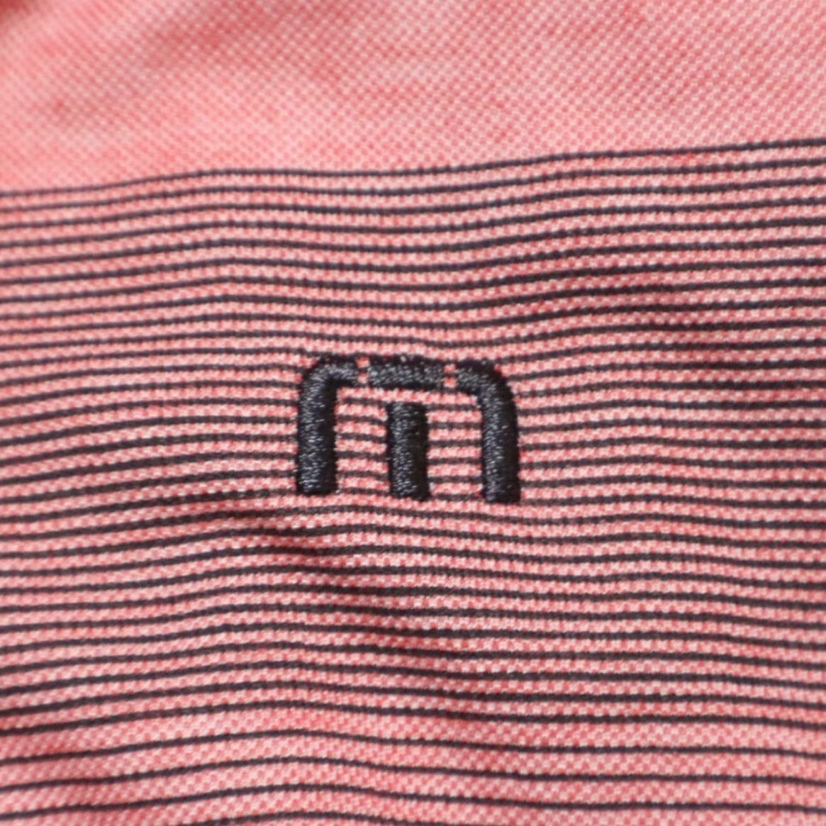 TravisMathew Travis Mathew Polo Shirt Red Men's L Bear's Best Vegas Cotton Blend Solid Shirt Size US L / EU 52-54 / 3 - 6 Thumbnail