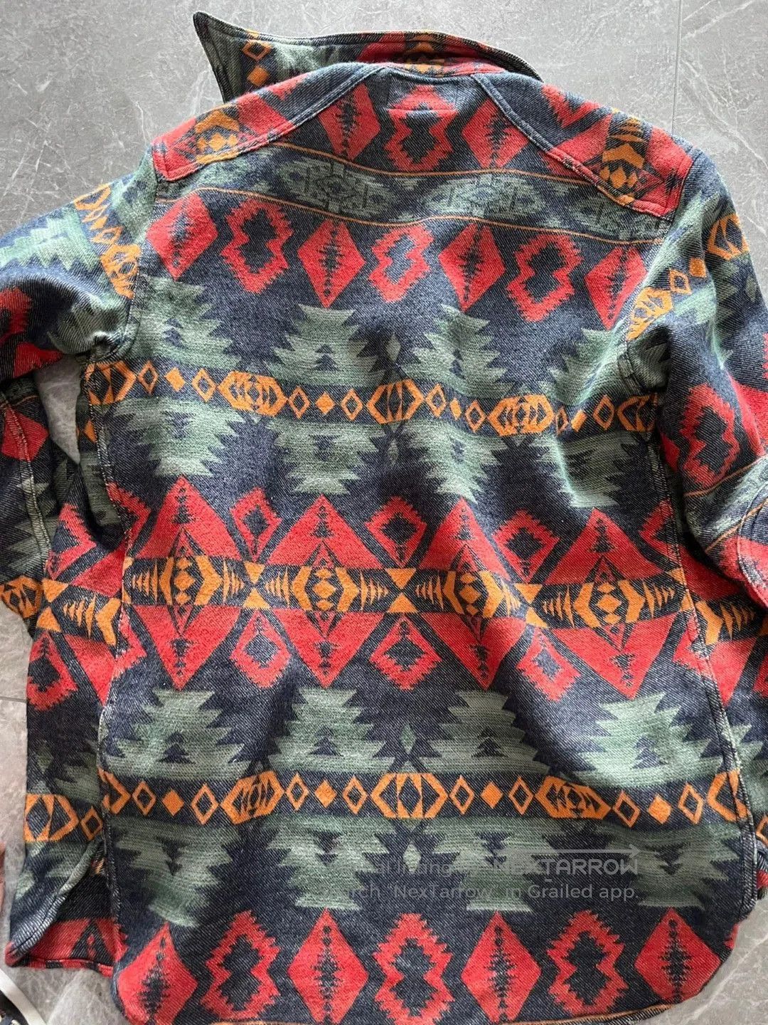 RRL Ralph Lauren RRL Southwest Pattern Flannel Shirt. Size US XS / EU 42 / 0 - 7 Thumbnail