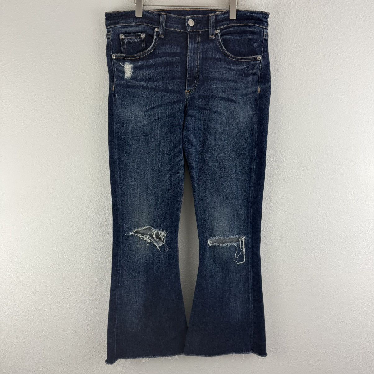 Rag & Bone RAG & BONE Mabel Wash High Rise 10” Crop Flare Jeans Size 30" / US 8 / IT 44 - 3 Thumbnail