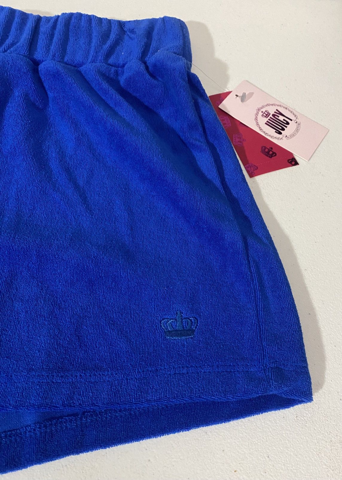 Juicy Couture Juicy couture Y2K regal velour blue splash shorts XS NWT Size 28" / US 6 / IT 42 - 3 Thumbnail