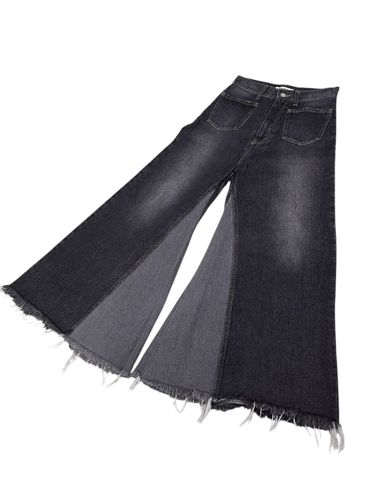 MILKFED 💥RARE🔥Vintage MILKFED. Panel Ultra Flare Denim Petite Rare Size 25" / US 0 / IT 36 - 2 Thumbnail