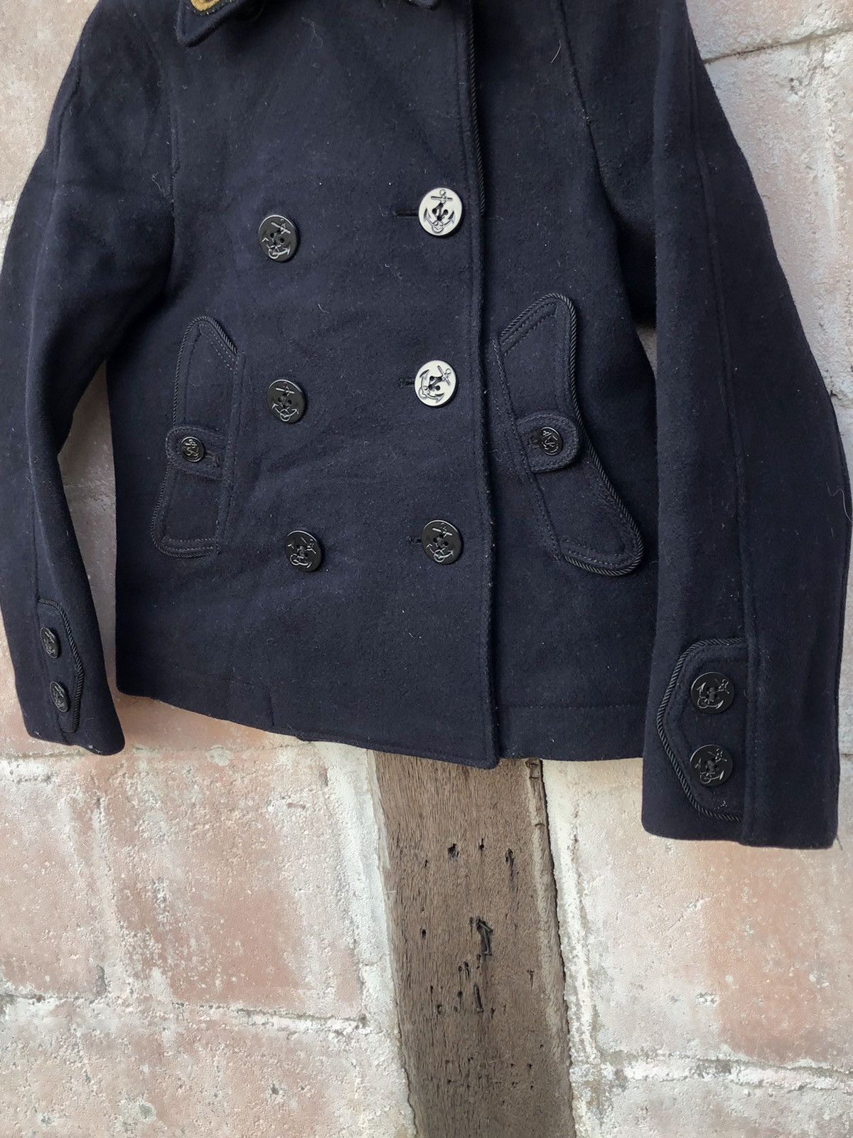 Japanese Brand × Vintage PeaCoat Jacket Rnaslang Size M / US 6-8 / IT 42-44 - 5 Thumbnail