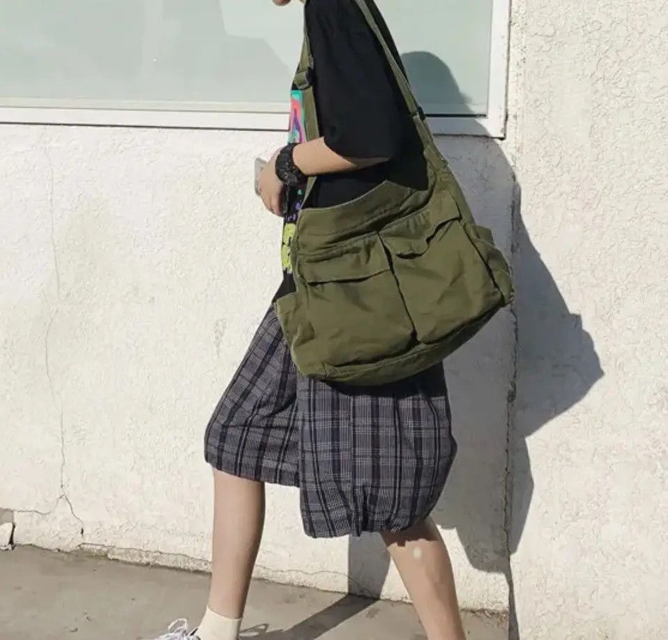 Japanese Brand Canvas crossbody bag Size ONE SIZE - 2 Thumbnail