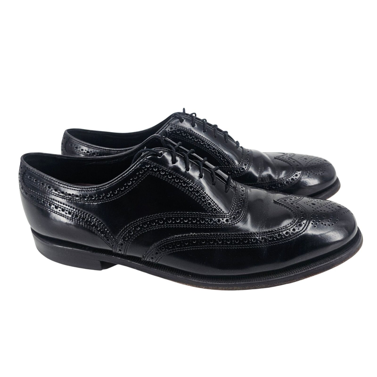 Florsheim Florsheim Black Lexington Oxford Wingtip Dress Shoe 12 Size US 12 / EU 45 - 1 Thumbnail