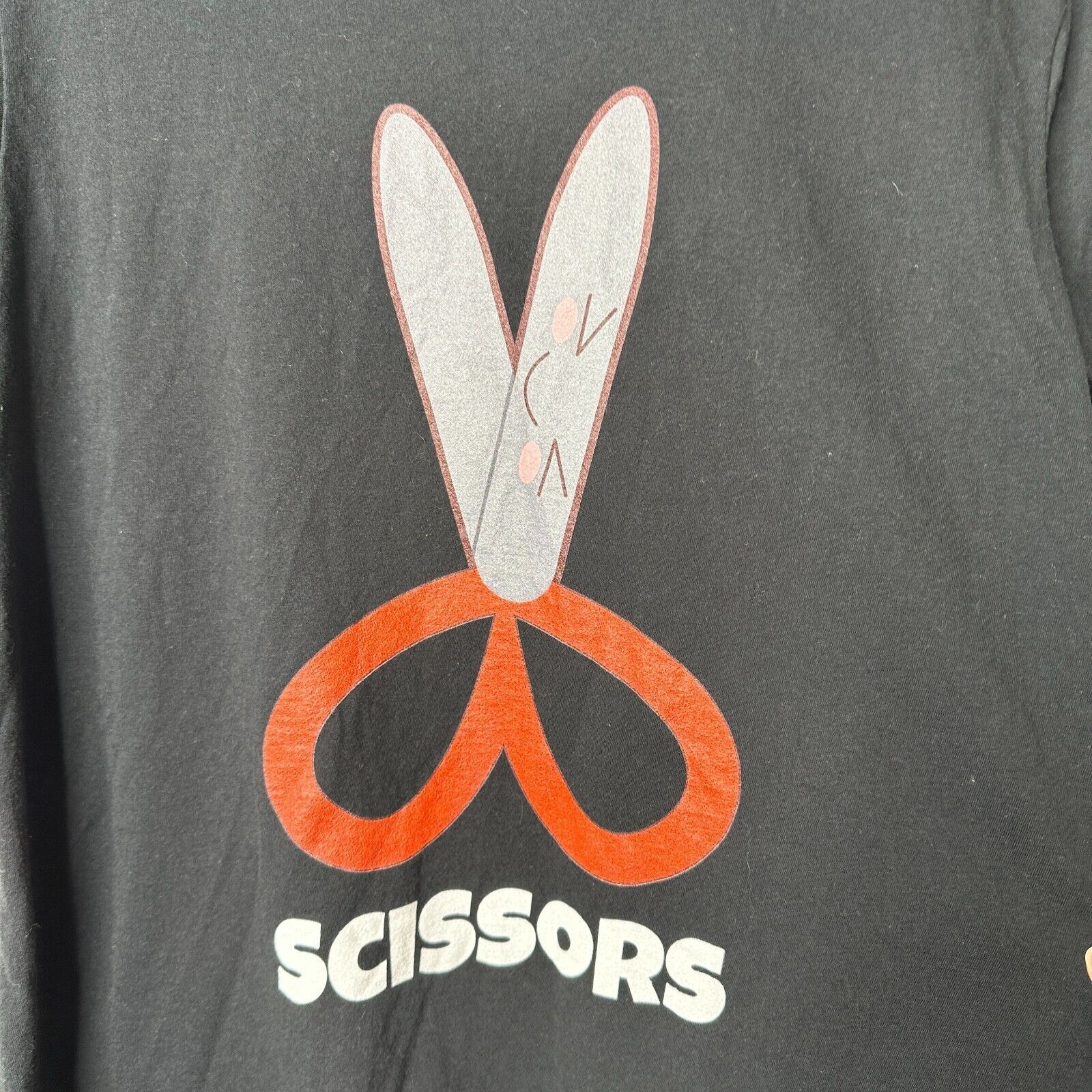 Other Port & Company Black Short Sleeve Scissors Graphic Tee XL Size XL / US 12-14 / IT 48-50 - 2 Thumbnail