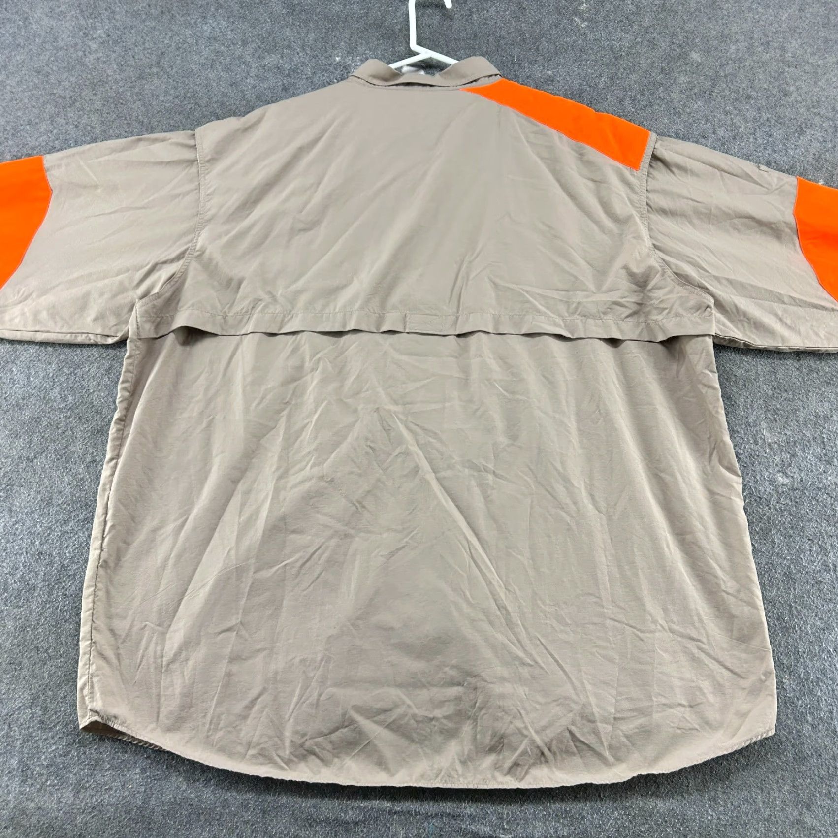 Vintage VINTAGE Redington Shirt Mens 2XL Beige Orange Button Up Blaze Shooting Hunting Vented Slim Pockets Wrangler Western OutdoorsMens Size US XXL / EU 58 / 5 - 6 Thumbnail