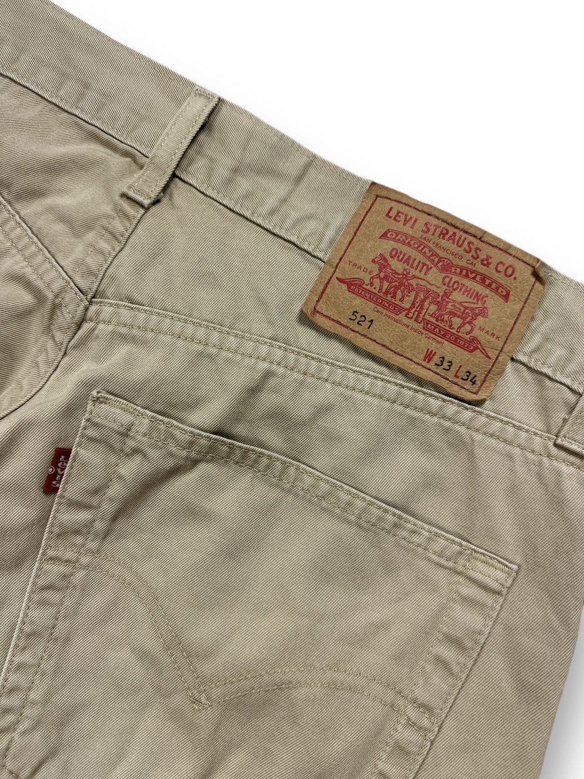 Levi's Vintage 00’s Levis 521 Lightweight Pants Men’s Size W33 L34 Size US 33 - 4 Thumbnail