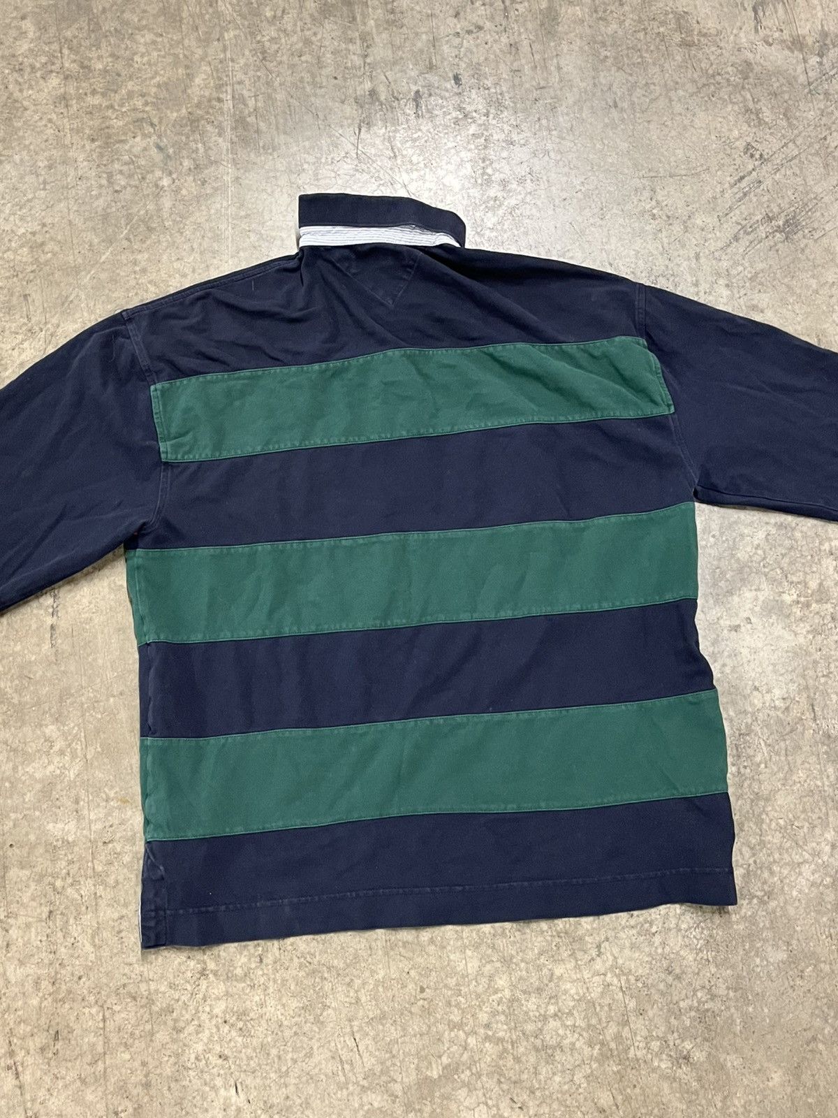 Tommy Hilfiger × Vintage Vintage stripped rugby Tommy Hilfiger spell out preppy rare Size US XL / EU 56 / 4 - 7 Thumbnail
