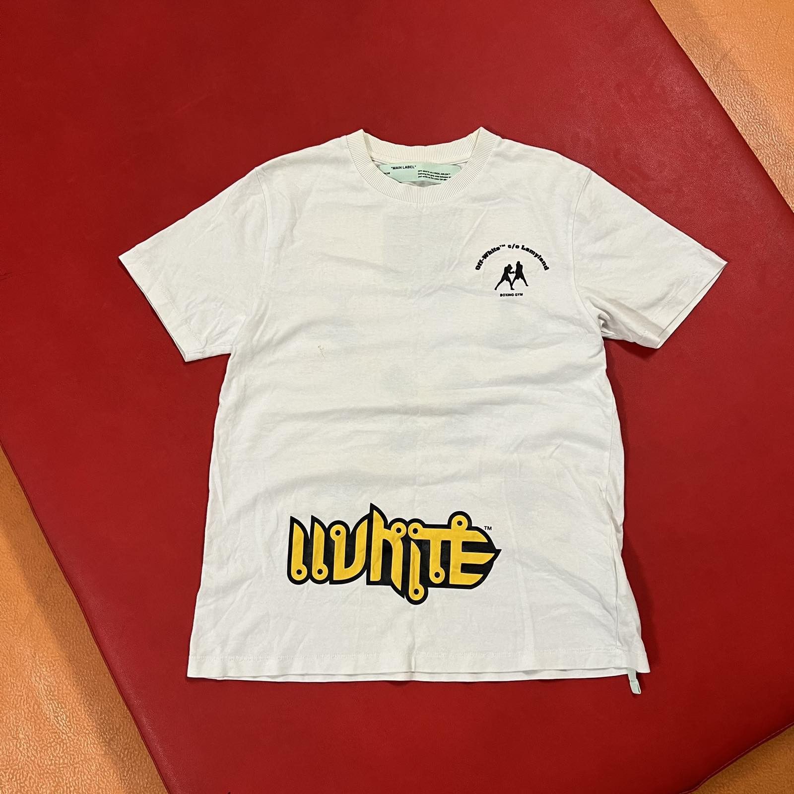 Off-White 2017 Off-White “definition” white t-shirt sz S | Grailed