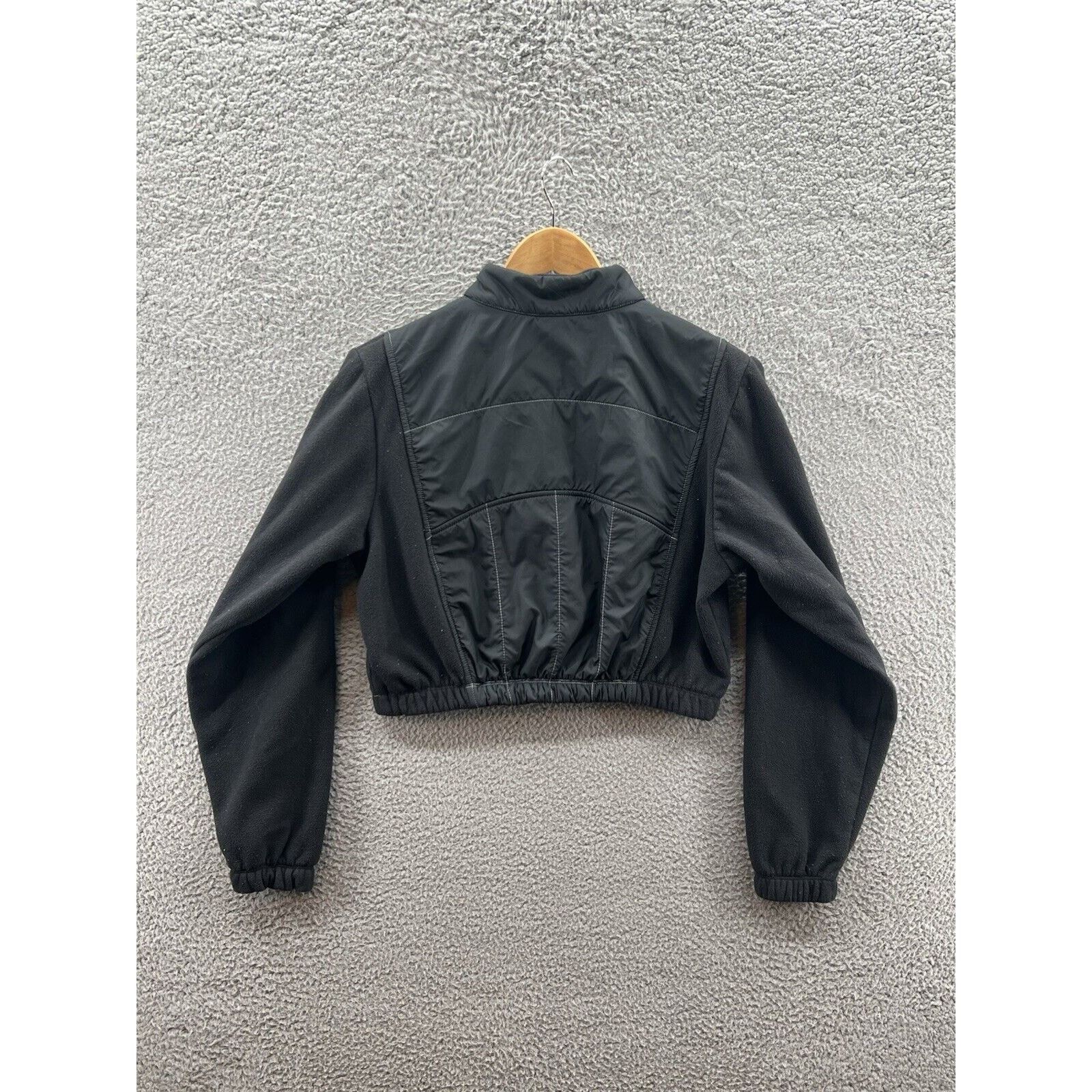 Nike Nike Plush 1/4 Cropped Jacket Black Trouser Pants Set Small Size S / US 4 / IT 40 - 3 Thumbnail