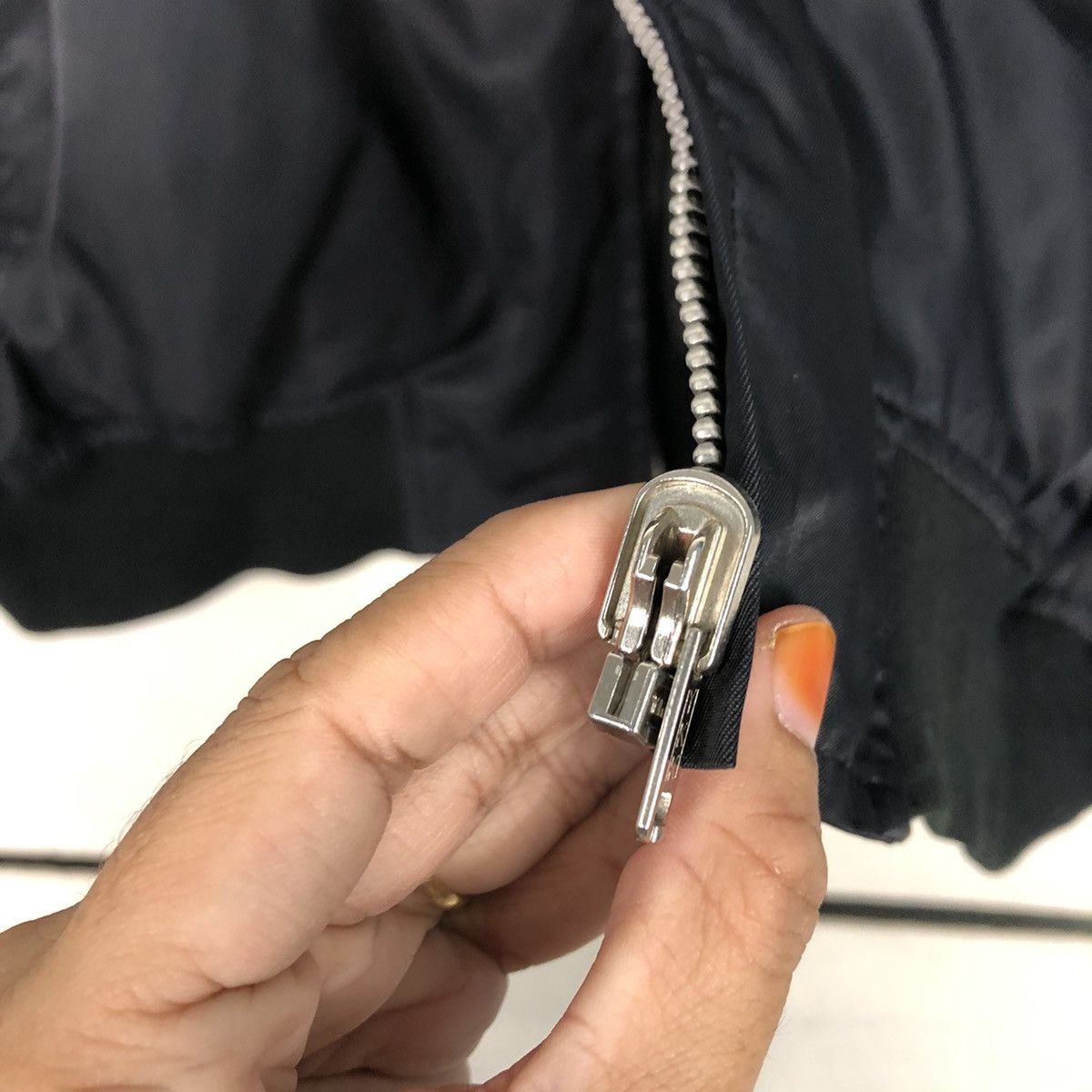 Japanese Brand Vintage Satin Bomber Jacket Valenzia Po Sports Issey Miyake Size US M / EU 48-50 / 2 - 22 Thumbnail
