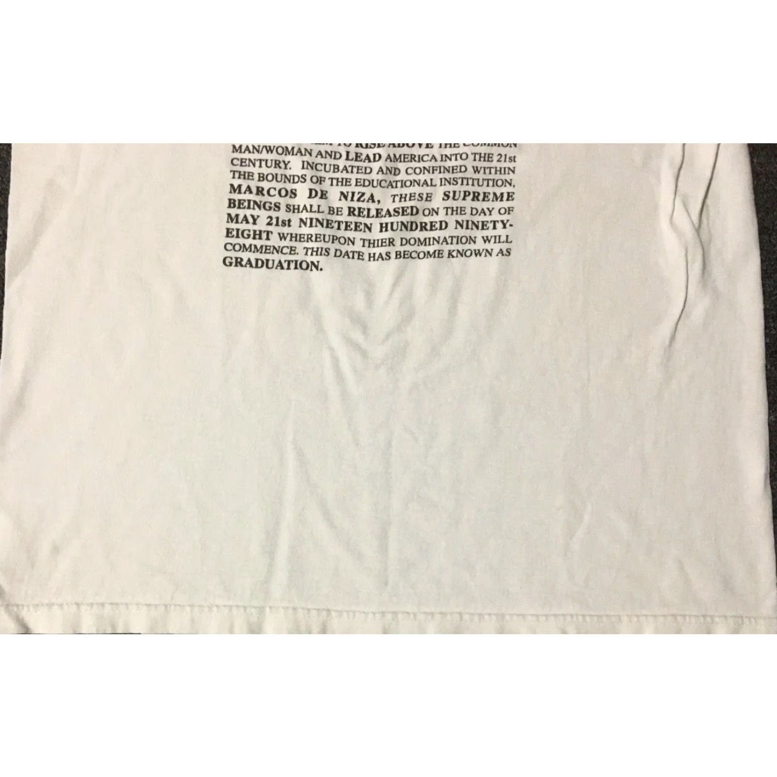 Vintage Vtg 90s Padres School Let The Domination Begin Faded Shirt S Track PE Grunge Gym Nike? Size US S / EU 44-46 / 1 - 5 Thumbnail