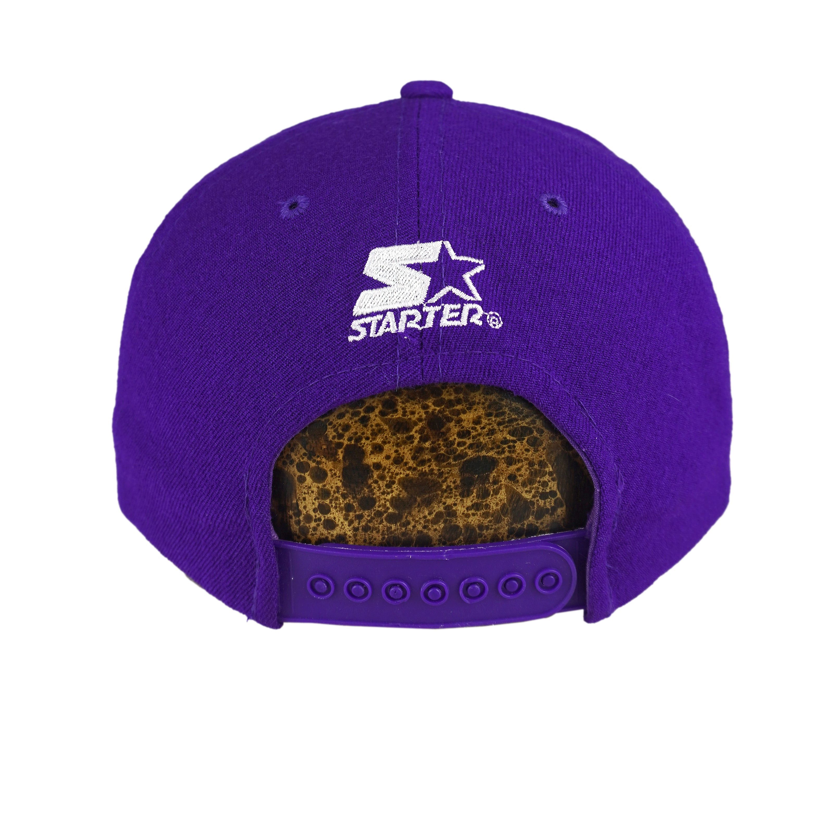 Starter (The Natural) - NBA Utah Jazz Snapback Hat 1990s Size ONE SIZE - 3 Thumbnail