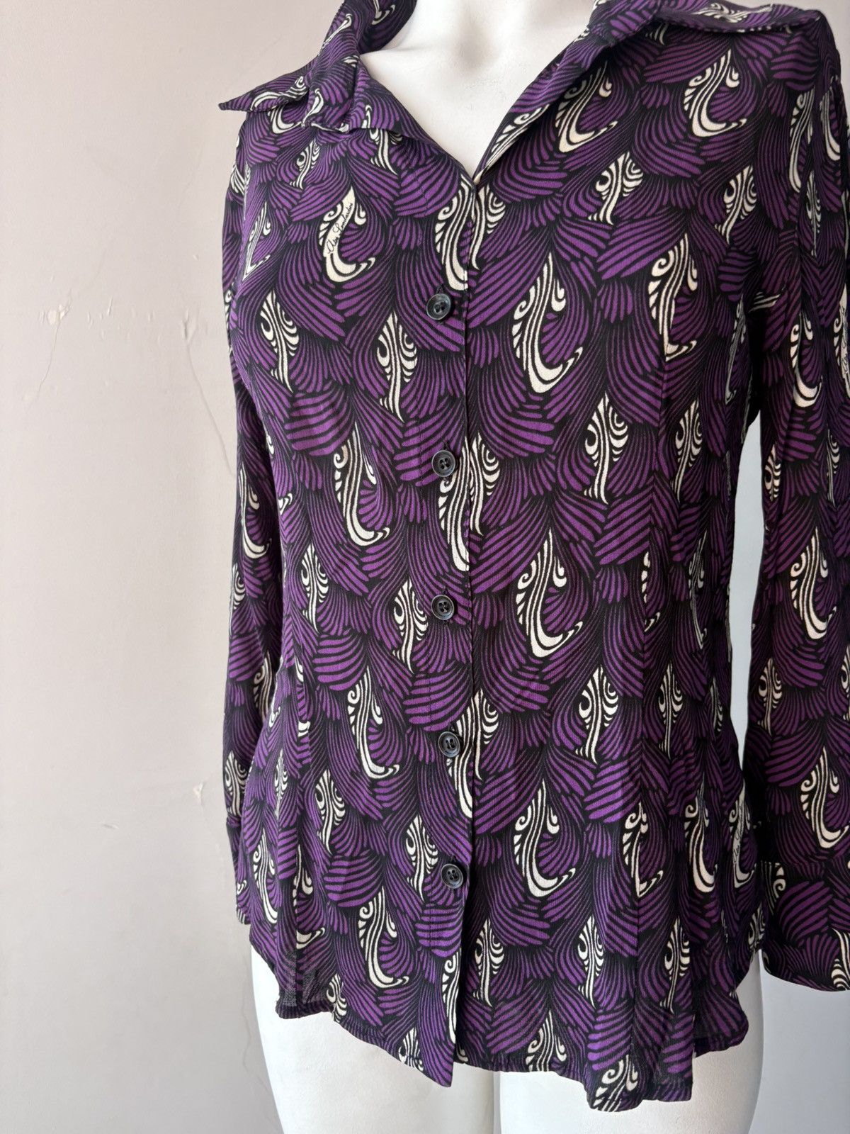 Vintage Vakko shirt Size L / US 10 / IT 46 - 5 Thumbnail