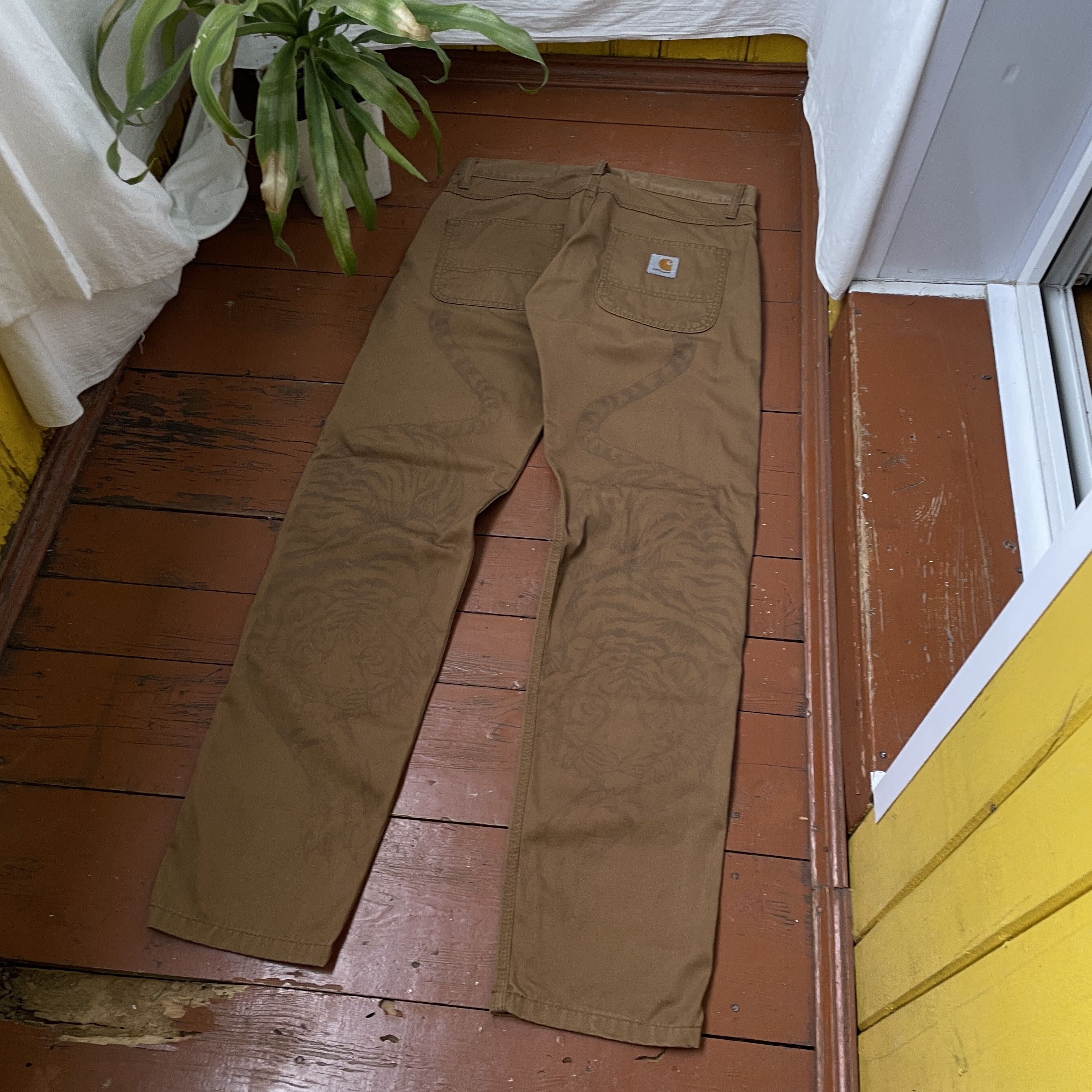 Carhartt Carhartt Custom Pants Tiger Animal y2k opium faded Size US 32 / EU 48 - 10 Thumbnail