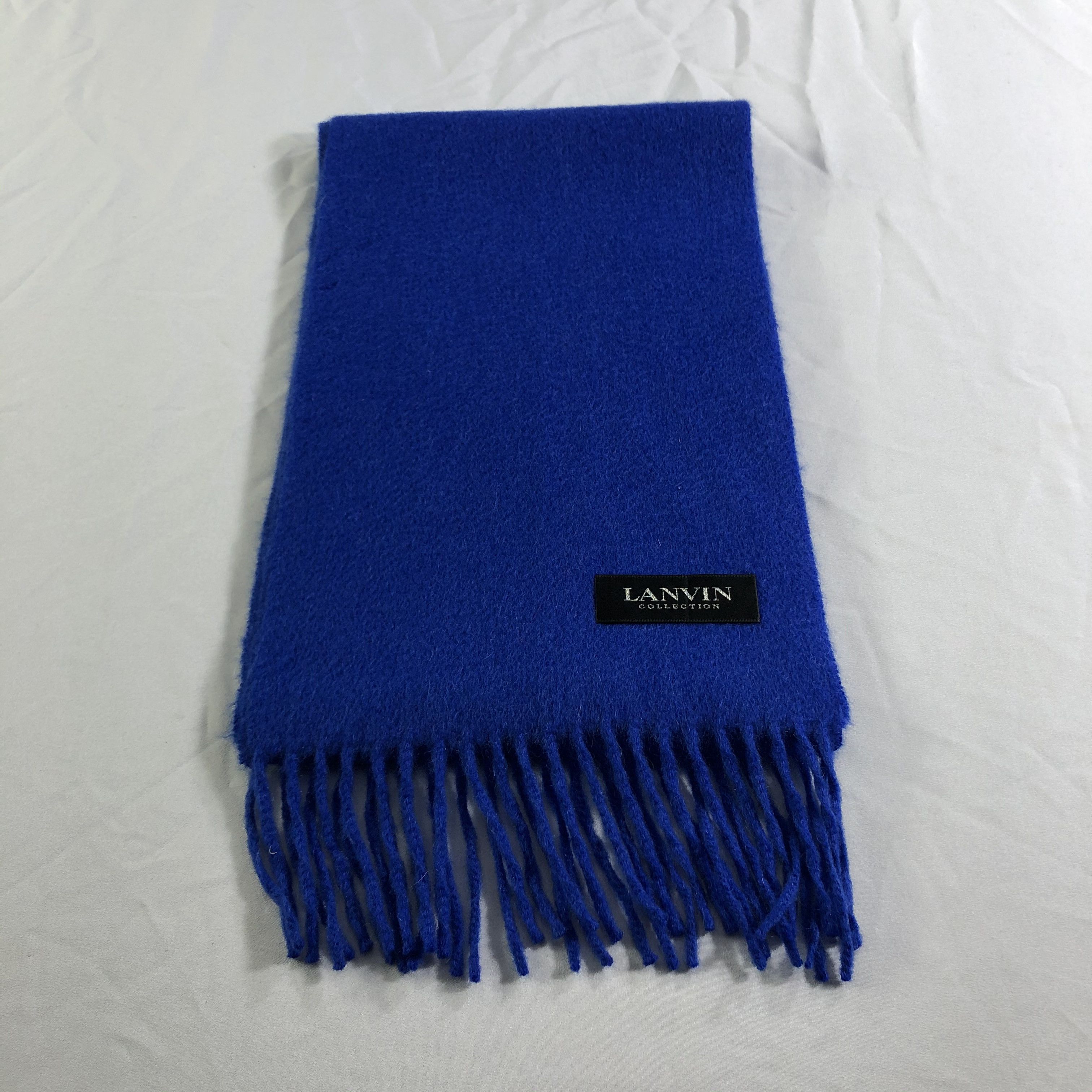 Lanvin Lanvin Cashmere Scarf Muffler Neckwear V2451 Size ONE SIZE - 2 Thumbnail