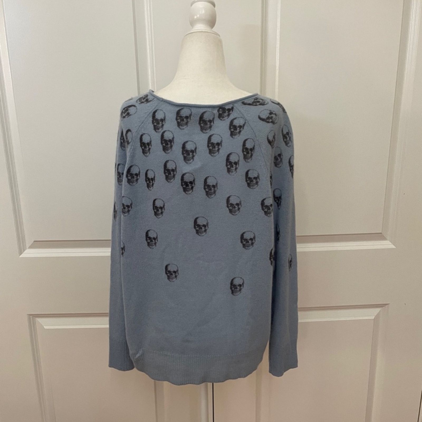 360Cashmere Amie Skull Cashmere Sweater from 360 cashmere Size S / US 4 / IT 40 - 8 Thumbnail