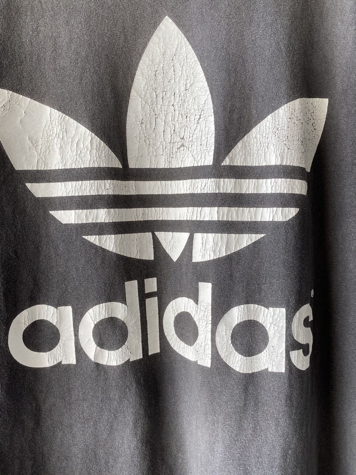 Adidas Adidas Vintage Black Adidas Trefoil Tee Size US M / EU 48-50 / 2 - 5 Thumbnail