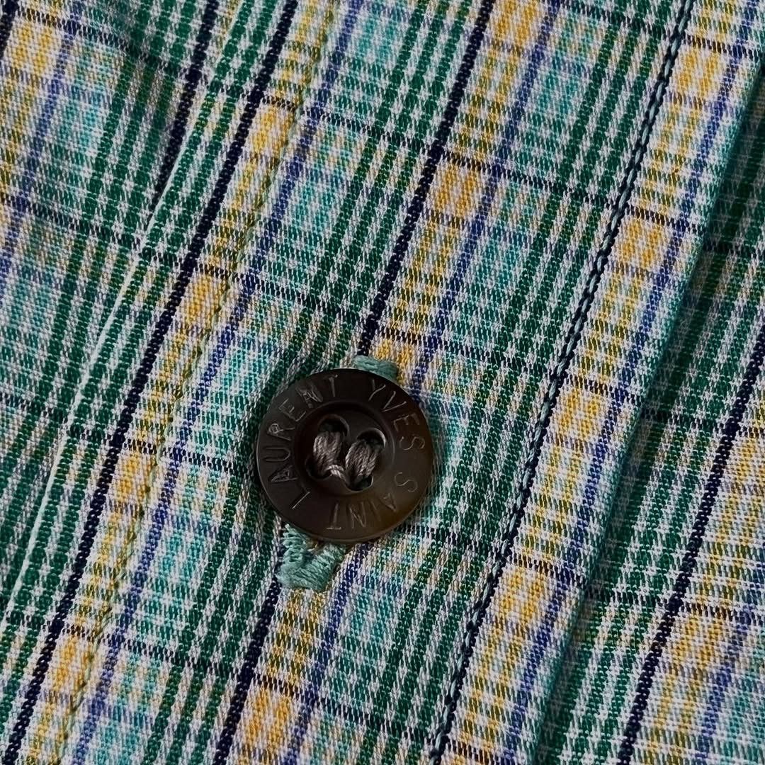 Yves Saint Laurent Yves Saint Laurent Pour Homme Shirt Button Ups Size US L / EU 52-54 / 3 - 6 Thumbnail
