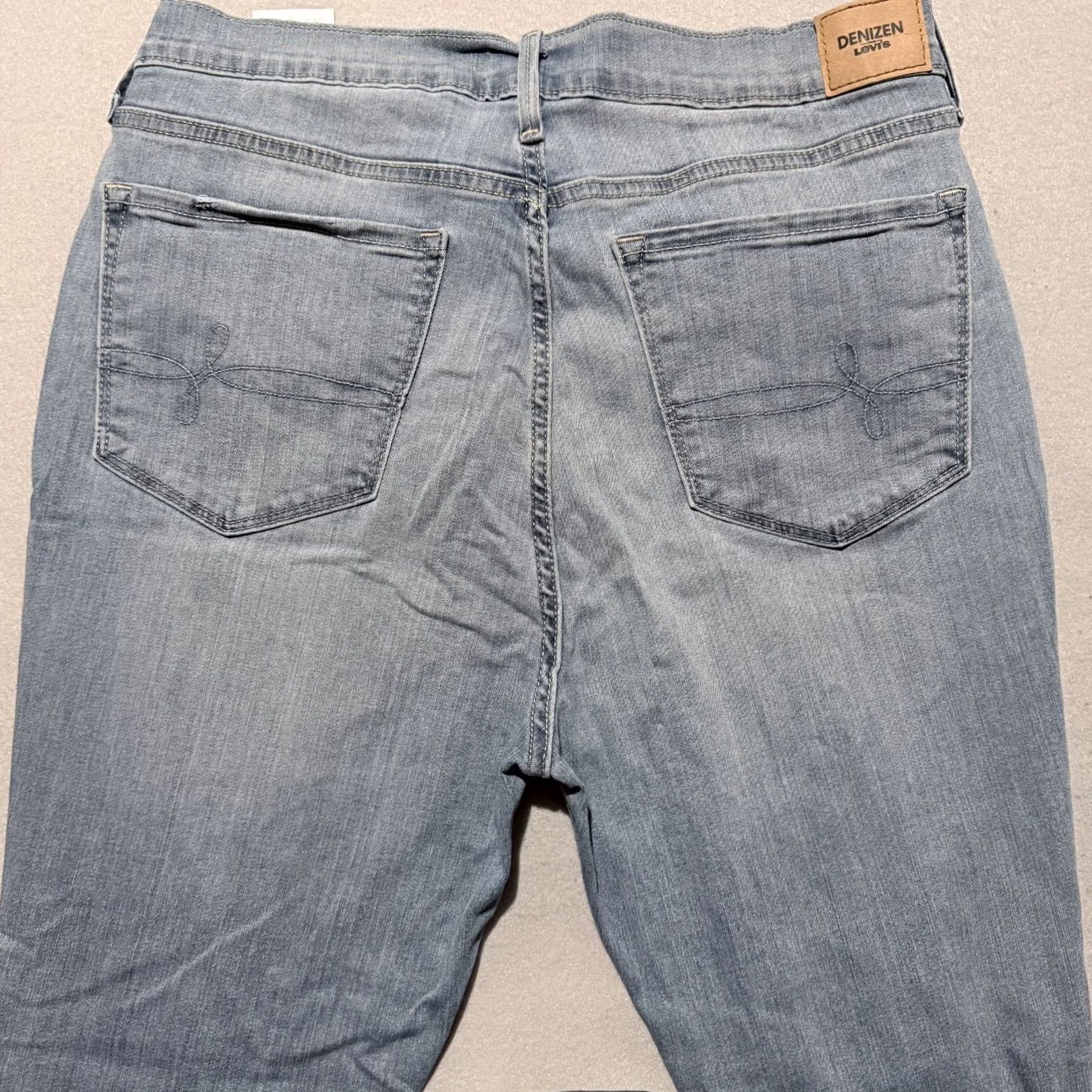 Levi's Denizen by Levi's Ultra High Rise Ankle Jegging Jeans Distressed Frayed - 15 Blue Women Jeans" Size 36" / US 14 / IT 50 - 4 Thumbnail