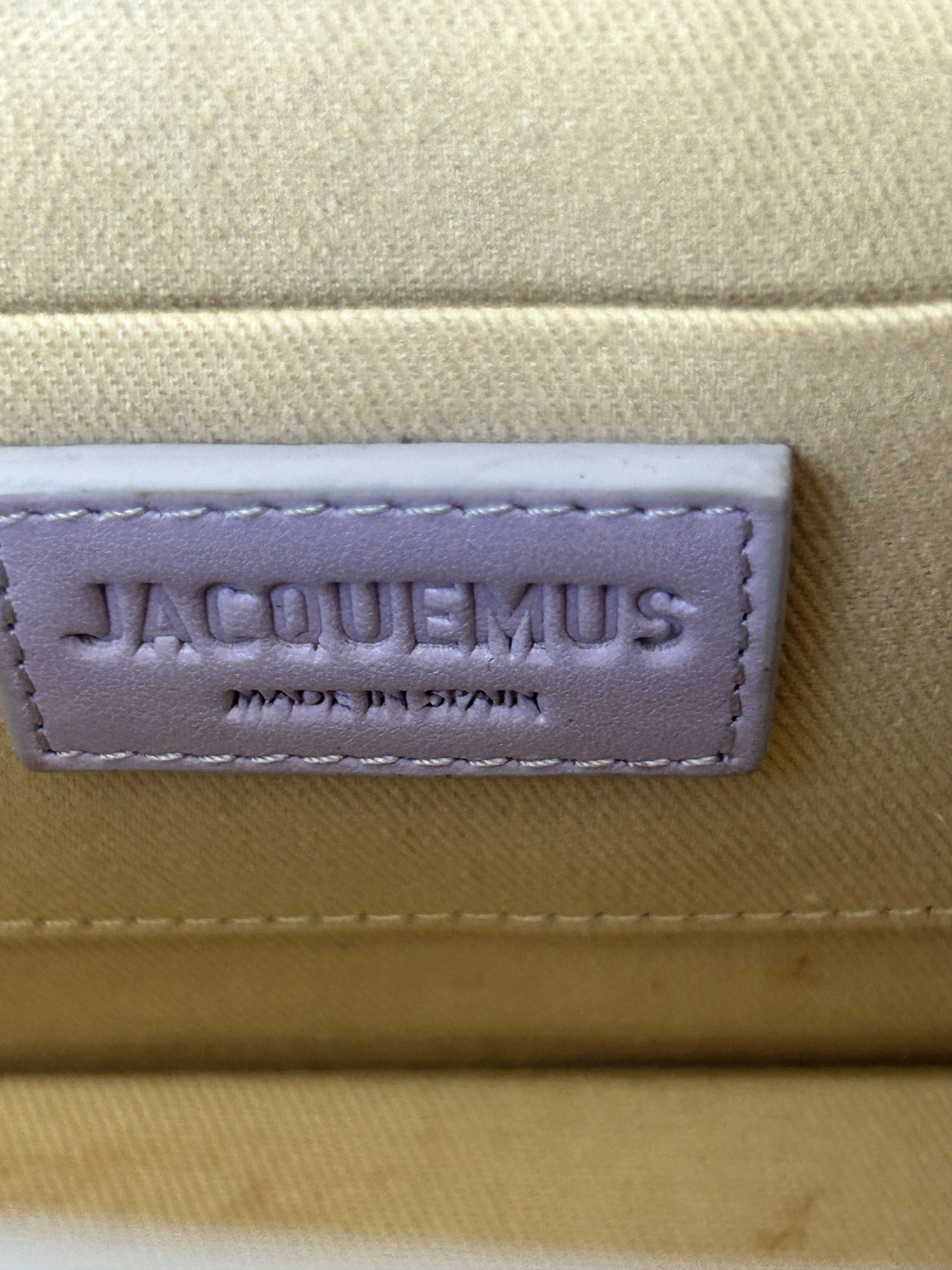 Jacquemus Jacquemus Purple Leather Le Chiquito Noeud Bag Size ONE SIZE - 7 Thumbnail