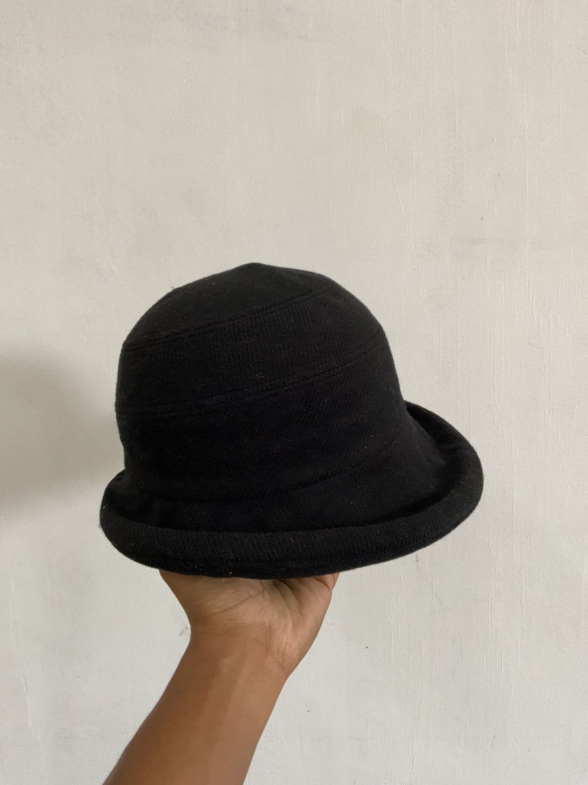 Japanese Brand Velvet Avant Garde Black Outdoor Hat Size ONE SIZE - 4 Thumbnail