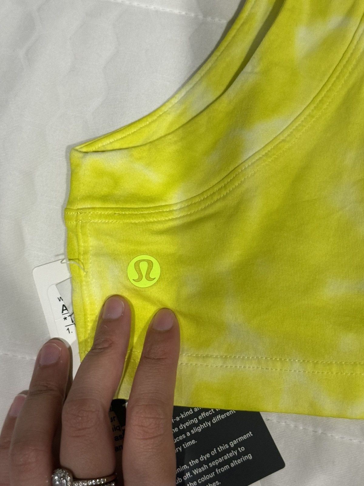 Lululemon NWT Lululemon All Yours Cropped Tank Tie Dye Size XS / US 0-2 / IT 36-38 - 5 Thumbnail