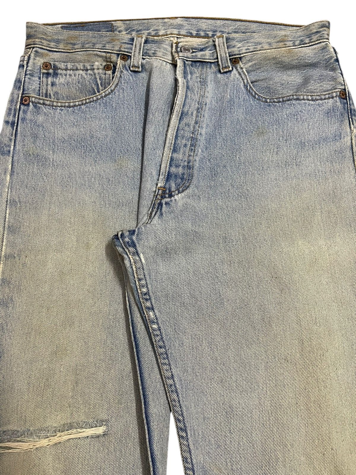 Levi's Vintage Levis Classic Mud Wash Distress Style Jeans Size US 31 - 4 Thumbnail