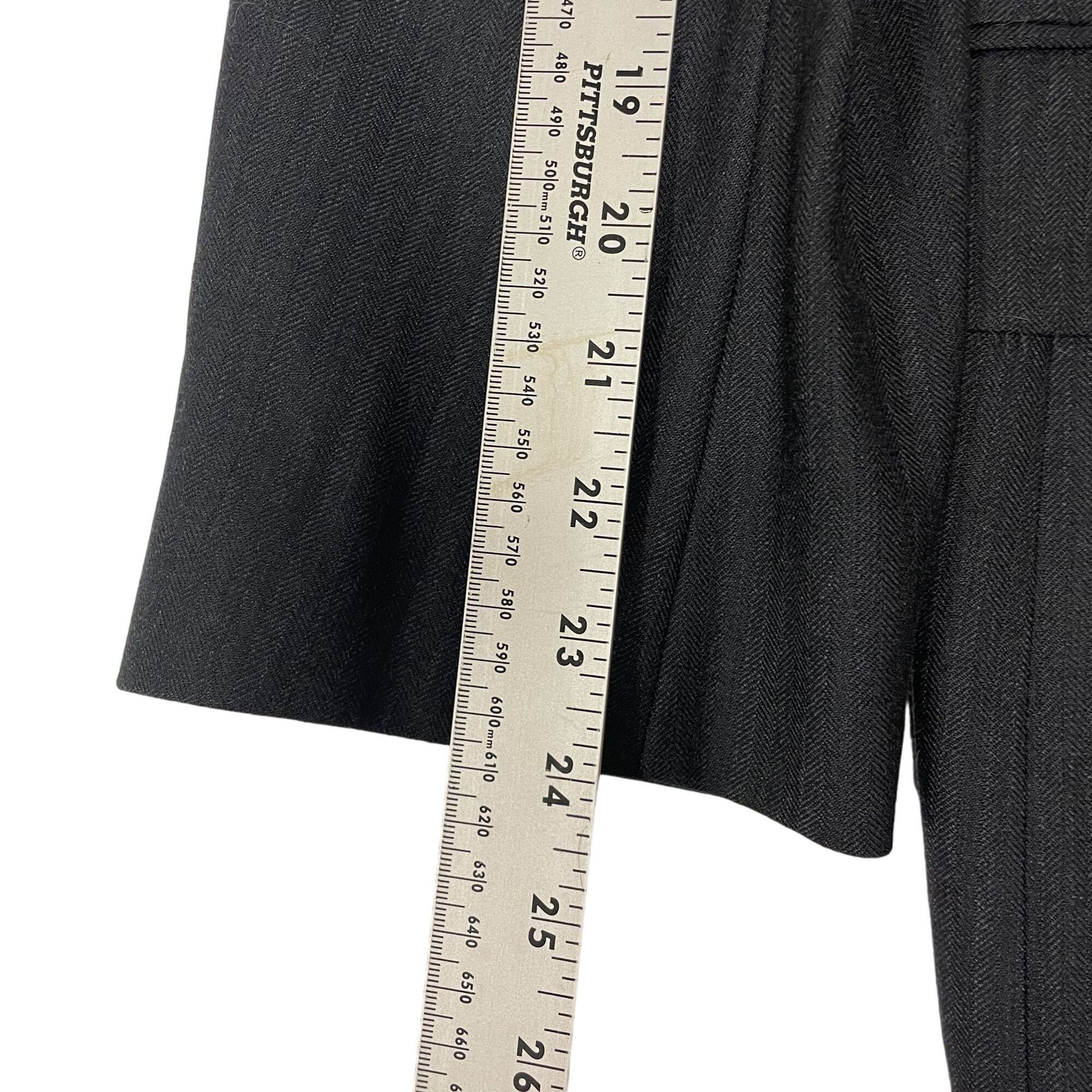 Brooks Brothers Brooks Brothers 346 Black HERRINGBONE Stretch Sport Coat Size 42R - 6 Thumbnail
