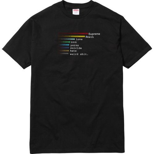 Supreme Supreme Chart Tee Size XL Size US XL / EU 56 / 4 - 3 Thumbnail