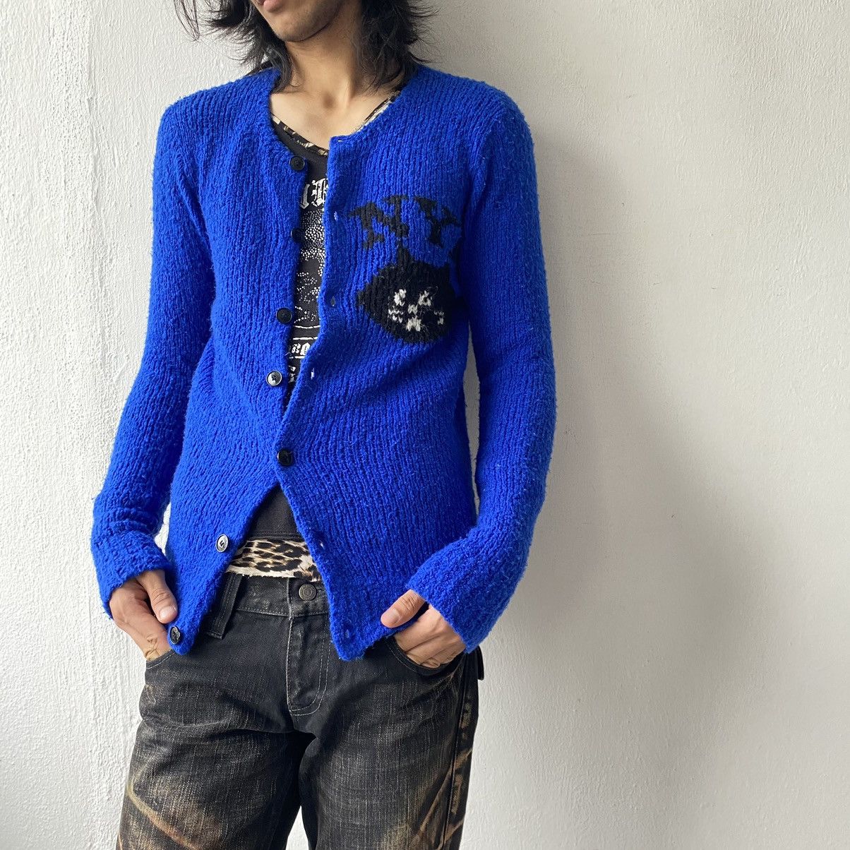 Ne-Net Ne-net by Issey Miyake Cat NYA Button Knitwear Size US XS / EU 42 / 0 - 5 Thumbnail