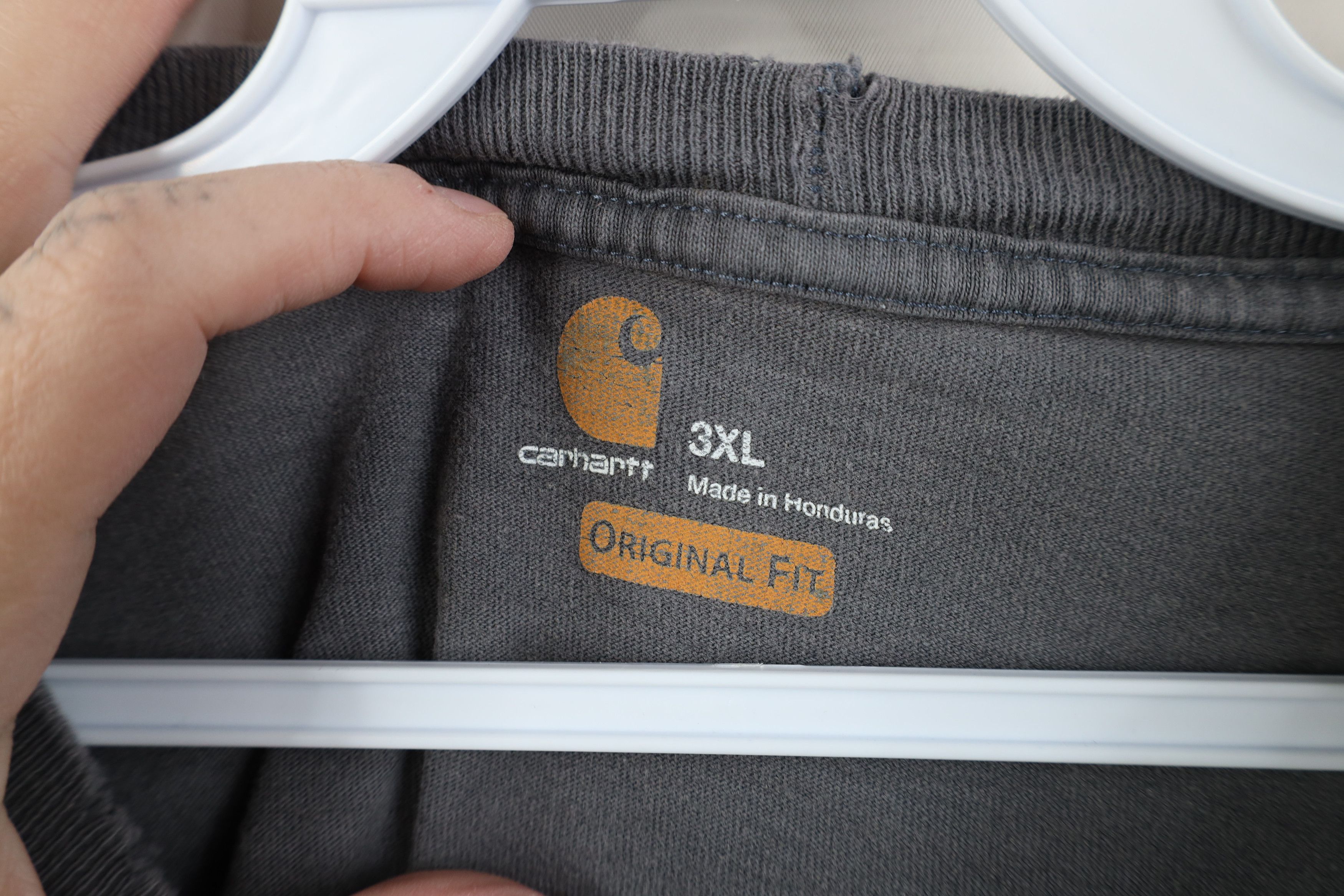 Carhartt Vintage Carhartt Heavyweight Pocket T-Shirt Gray Cotton Size US XXL / EU 58 / 5 - 10 Thumbnail