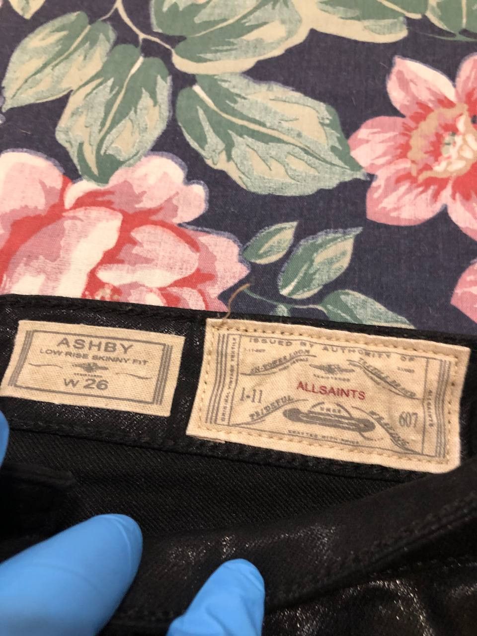 Allsaints vintage ASHBY jeans pants Y2K Allsaints black size 26 Size 26" / US 2 / IT 38 - 2 Thumbnail