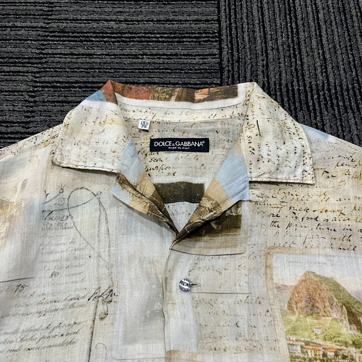 Dolce & Gabbana RARE Dolce&Gabbana Linen shirt Size US M / EU 48-50 / 2 - 4 Thumbnail