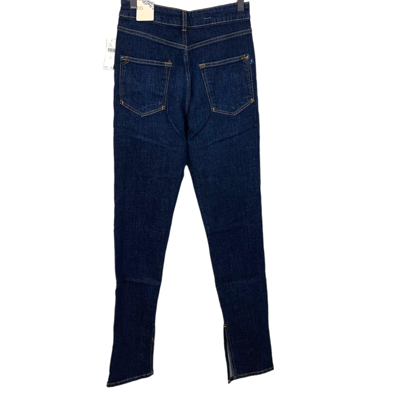 Anthropologie NWT Anthropologie Pilcro The Split Straight Jeans 26 Size 26" / US 2 / IT 38 - 2 Thumbnail