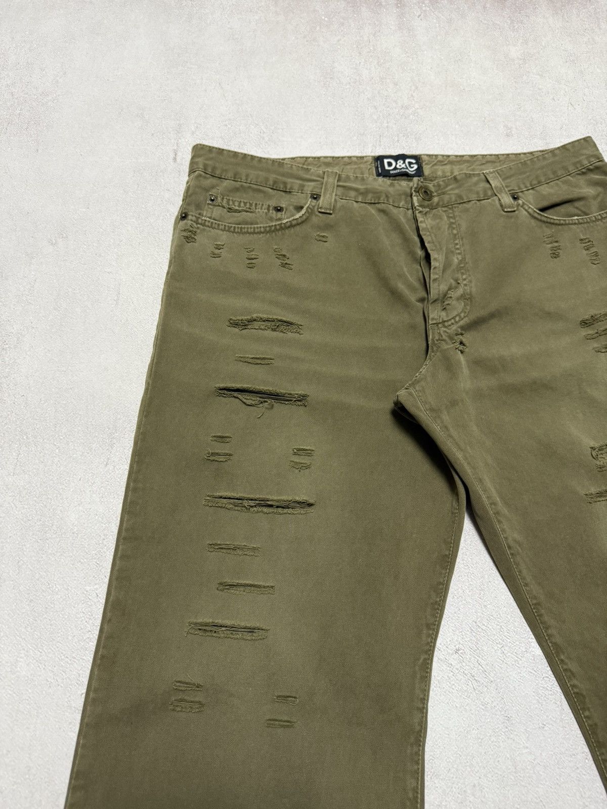 Dolce & Gabbana Vintage Dolce Gabbana Jeans Baggy Distressed Pants DG 90s Size US 34 / EU 50 - 4 Thumbnail