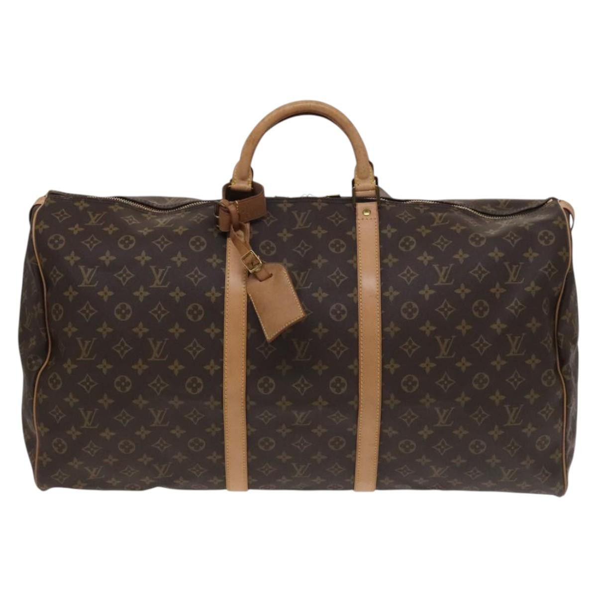 Louis Vuitton Keepall 60 Brown Canvas Travel Bag (Pre-Owned) Size ONE SIZE - 1 Thumbnail