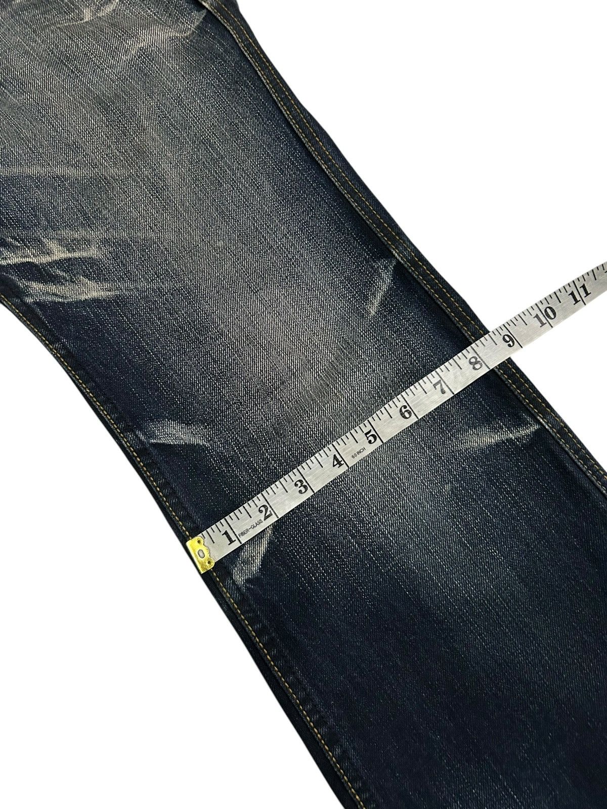 If Six Was Nine × Le Grande Bleu (L.G.B.) × Nicole Club Nicole Club For Men Rare Double Waist Punk Style Denim Jeans Size US 32 / EU 48 - 21 Thumbnail