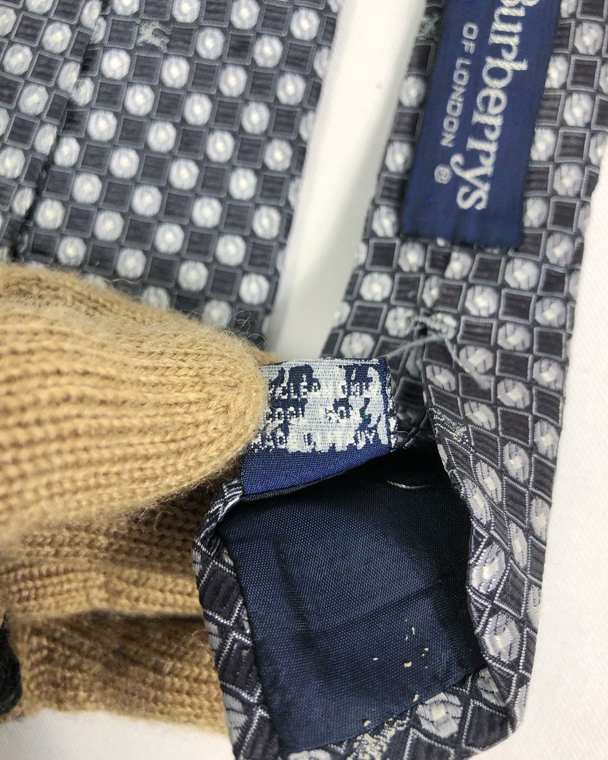 Burberry Prorsum Rare Vintage Burberrys Monogram Silk Tie Made in Italy Size ONE SIZE - 9 Thumbnail
