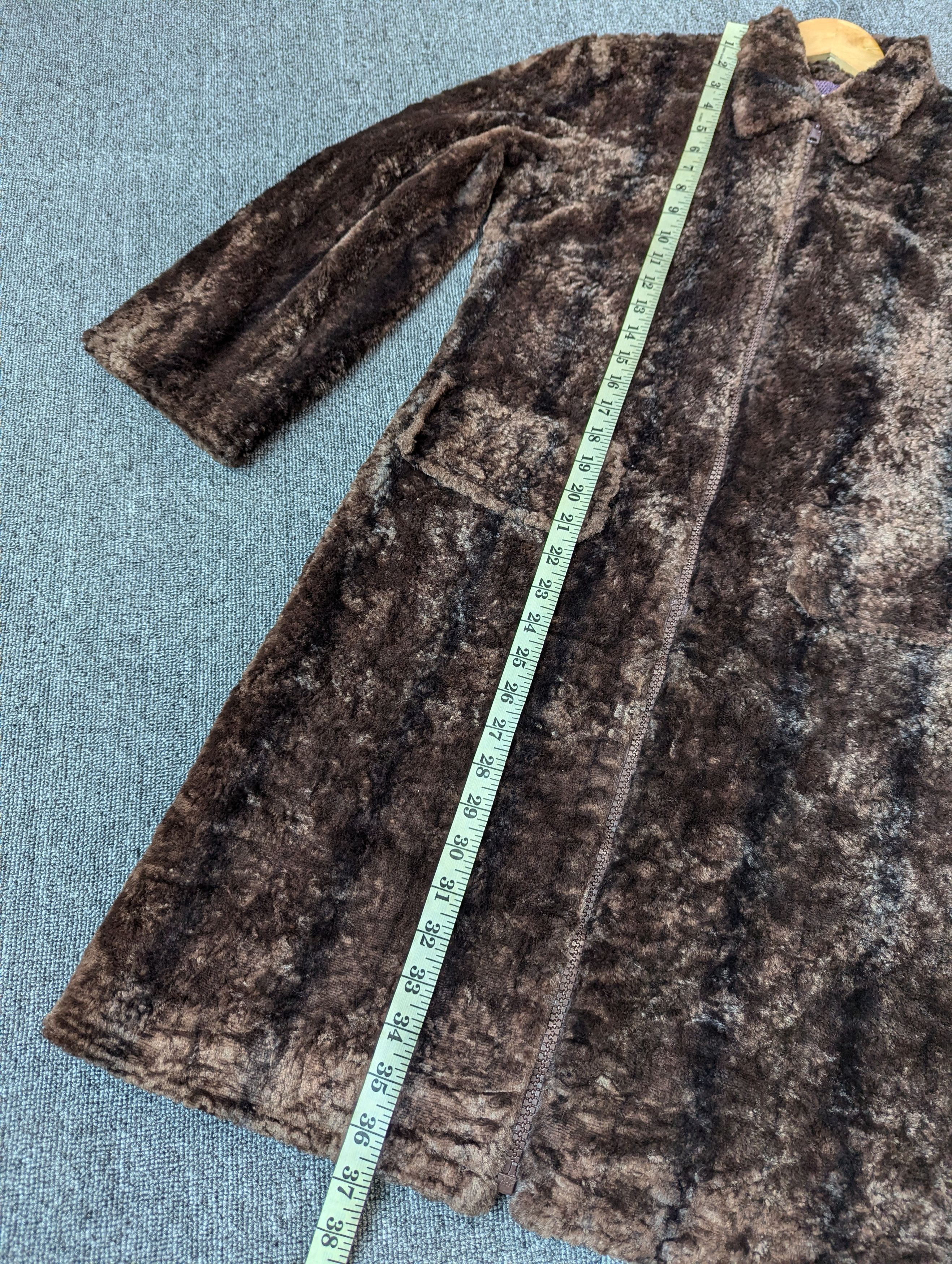 Japanese Brand × Vintage K.A.T Faux Fur Rayon Long Coat Zipper Jacket Size M Size M / US 6-8 / IT 42-44 - 14 Thumbnail