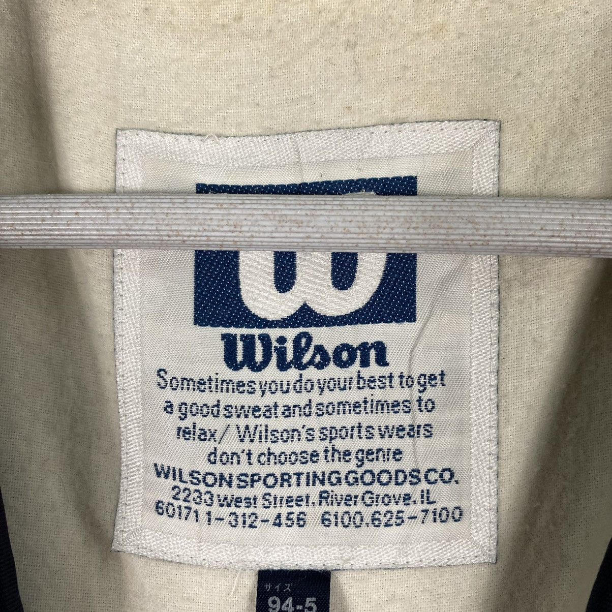Wilson Vintage 90s Wilson Light Zipper Jacket Size US M / EU 48-50 / 2 - 13 Thumbnail
