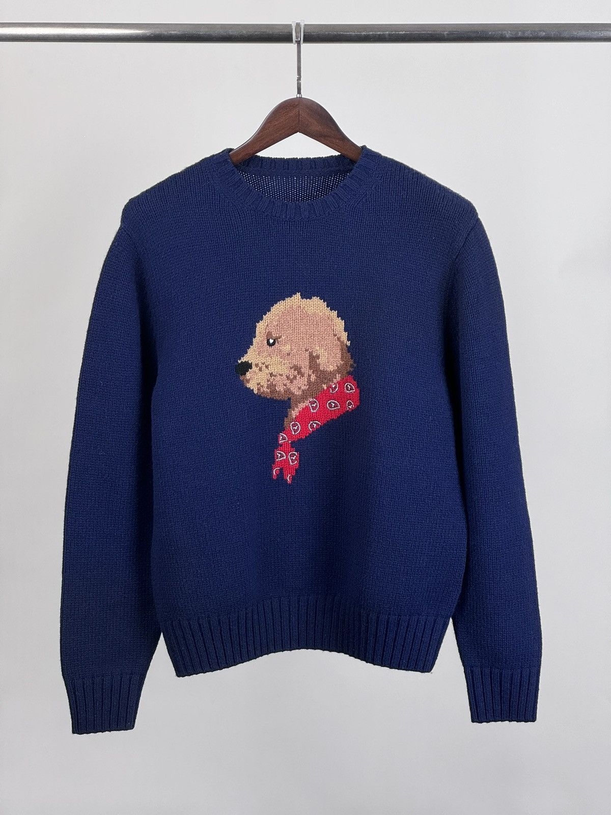 image of Aime Leon Dore Buddy Sweater M in Navy, Men's (Size Medium)