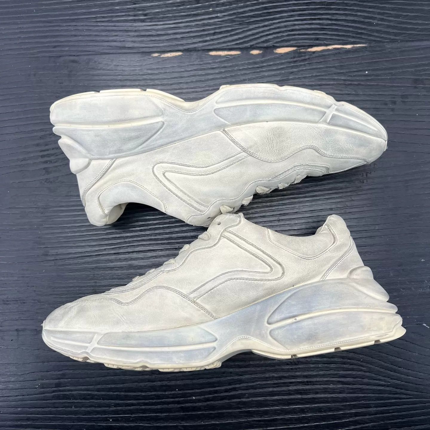 Gucci Gucci Rhyton Distressed Ivory 10/44 Size US 11 / EU 44 - 2 Thumbnail