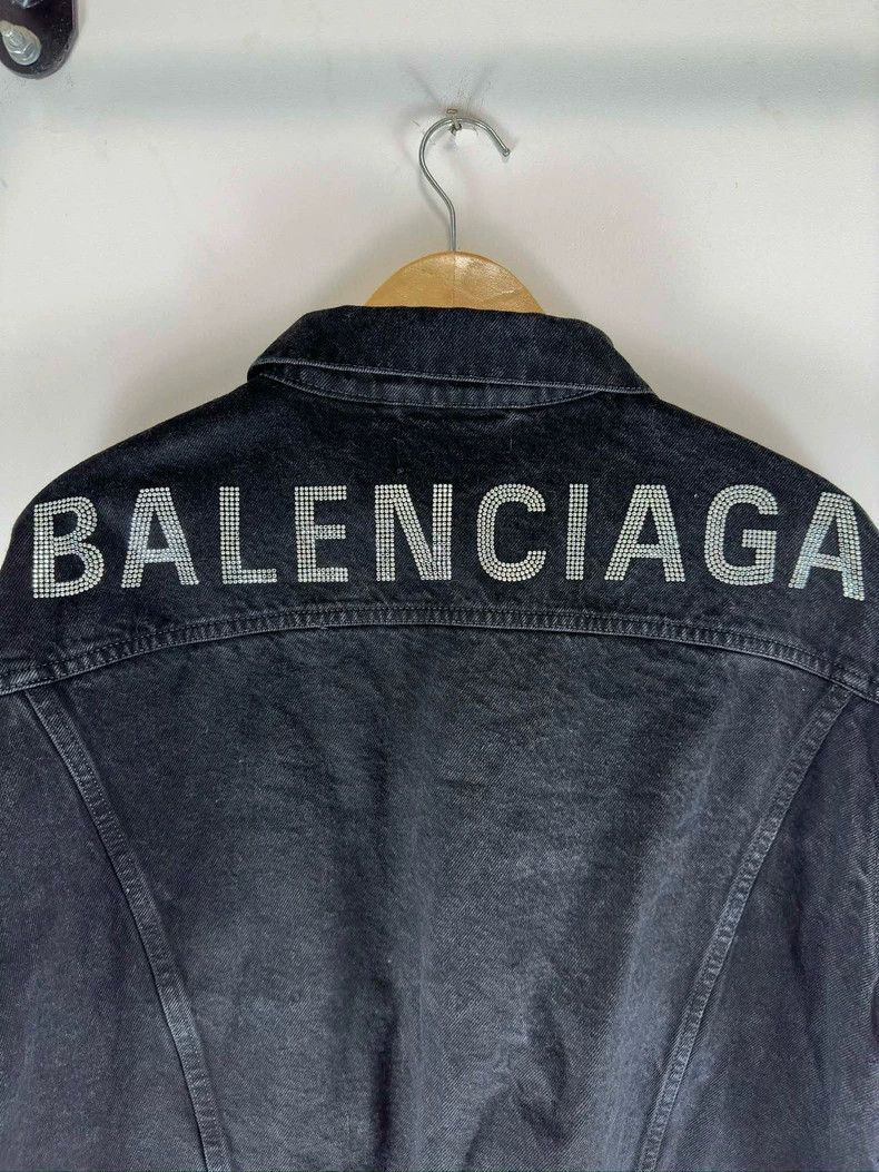 Balenciaga Balenciaga Logo Denim Jacket-2505 Size US L / EU 52-54 / 3 - 4 Thumbnail