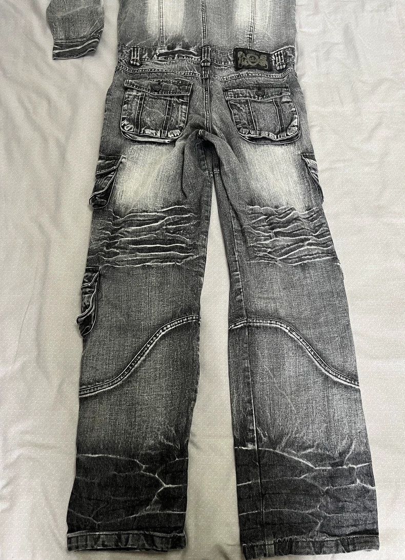 Yohji Yamamoto Vintage Denim Overall Jumpsuit with Pockets-2506 Size 27" / US 4 / IT 40 - 7 Thumbnail