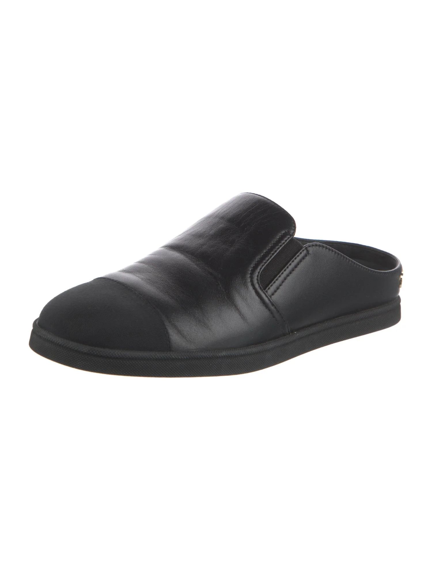 Chanel os11x0126 Leather Mules in Black Size US 6 / IT 36 - 2 Thumbnail