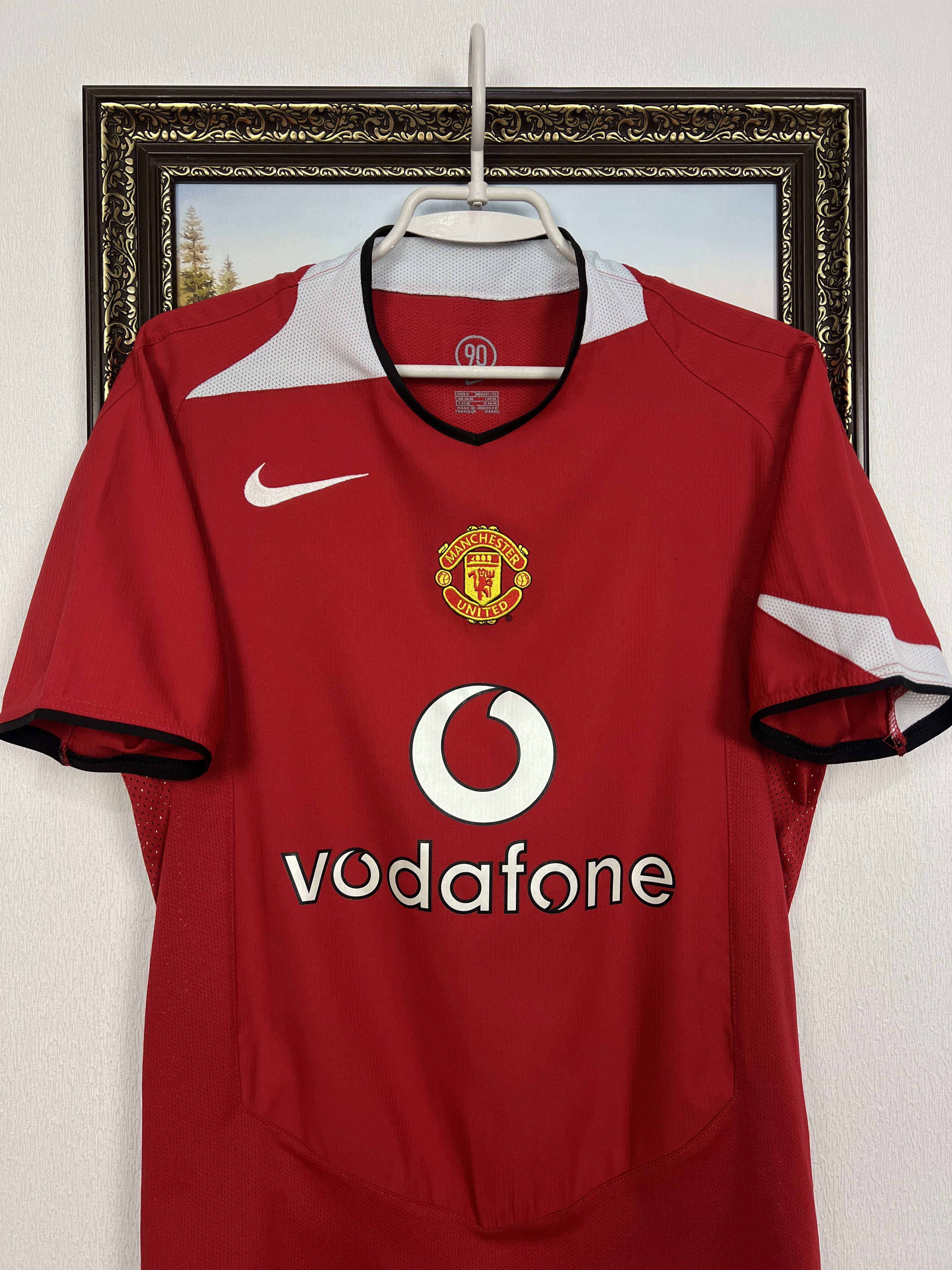 Nike Manchester United football shirt 2004 Soccer Jersey Trikot Size US S / EU 44-46 / 1 - 2 Thumbnail