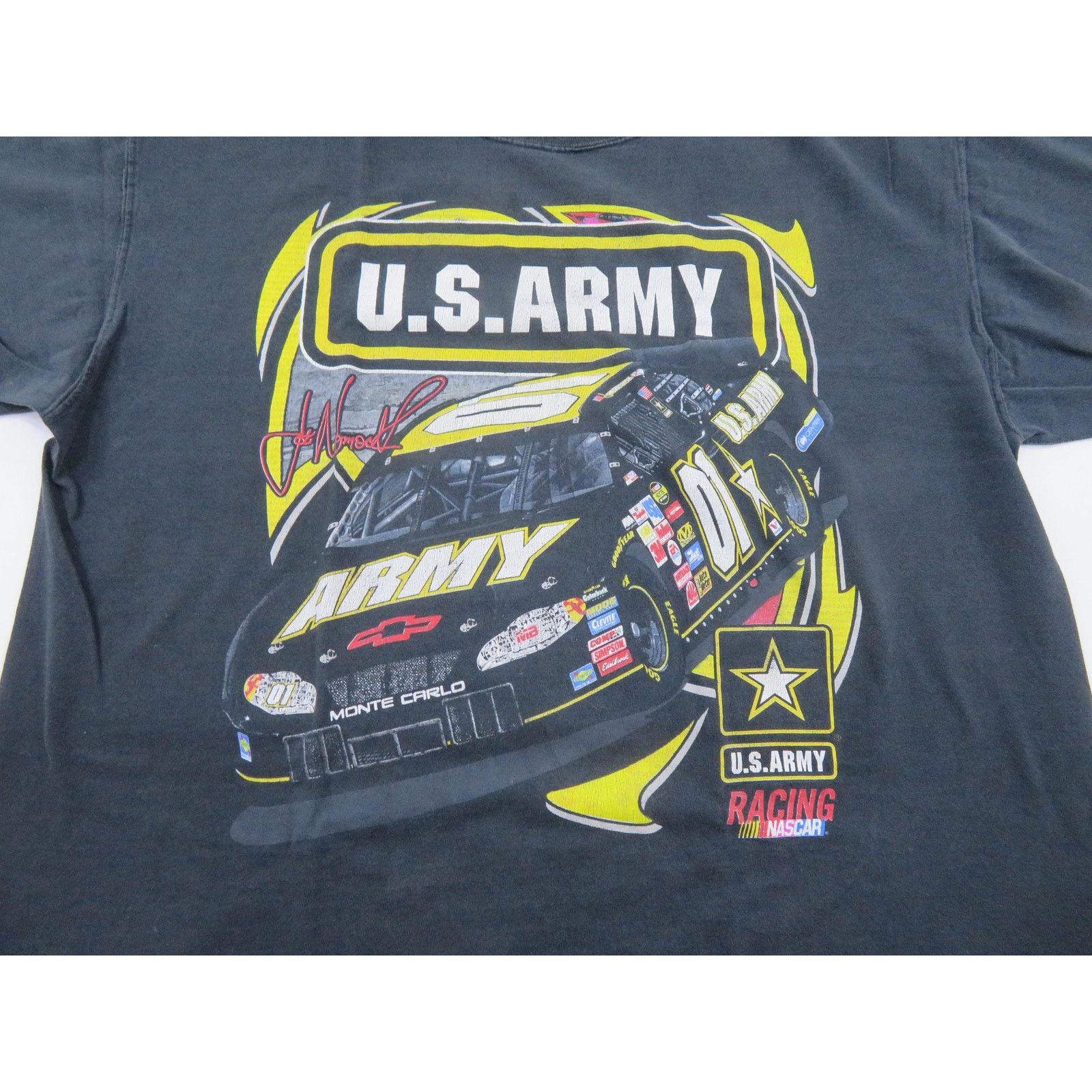 Other Army Nascar Joe Nemechek Double Sided Black T-shirt 2XL Y2K Size US XXL / EU 58 / 5 - 2 Thumbnail