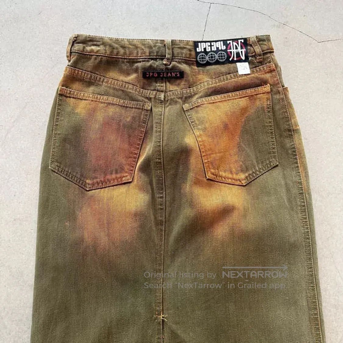 Jean Paul Gaultier Jean Paul Gaultier Sunset Denim Skirt. Size 34" / US 12 / IT 48 - 1 Thumbnail
