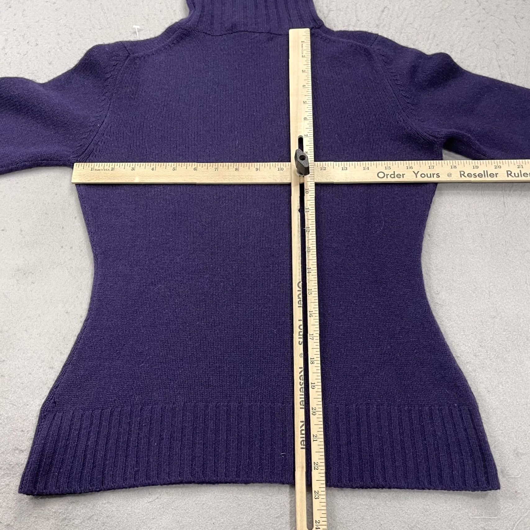 Vintage Kirkland Signature Sweater Womens Small Purple 100% Cashmere Turtleneck Pullover Soft Size S / US 4 / IT 40 - 7 Thumbnail